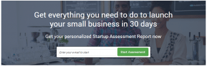 Small Business Startup Assessment Tool