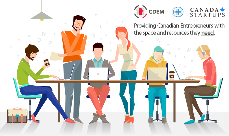 Canadastartups Partnership with CDEM