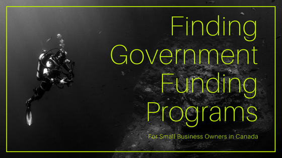 Finding Government Funding Programs in Canada