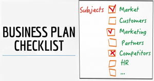 business plan checklist