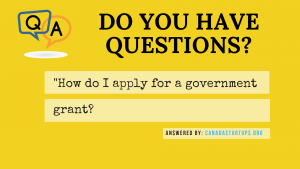 How do I apply for a government grant