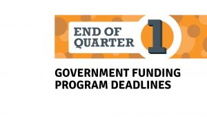Government Funding Program Deadlines