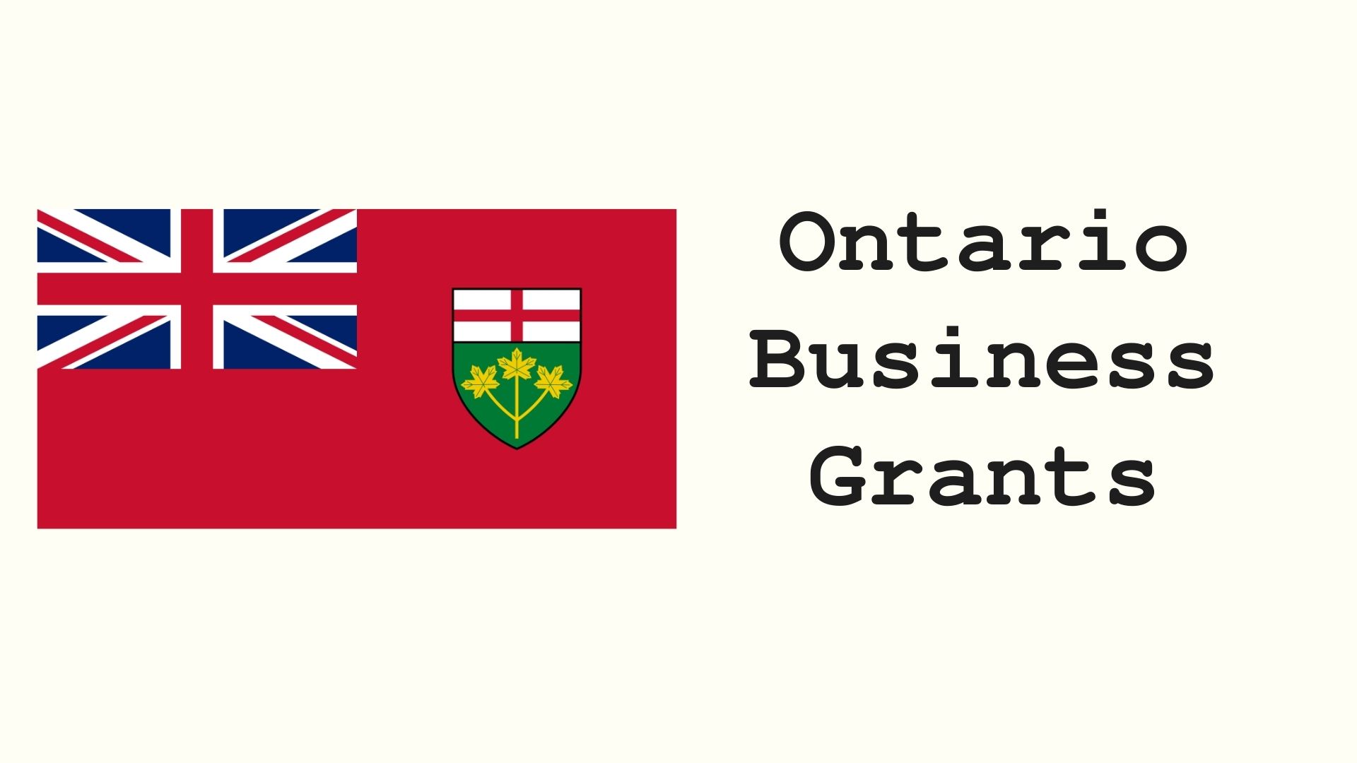 Ontario Business Grants