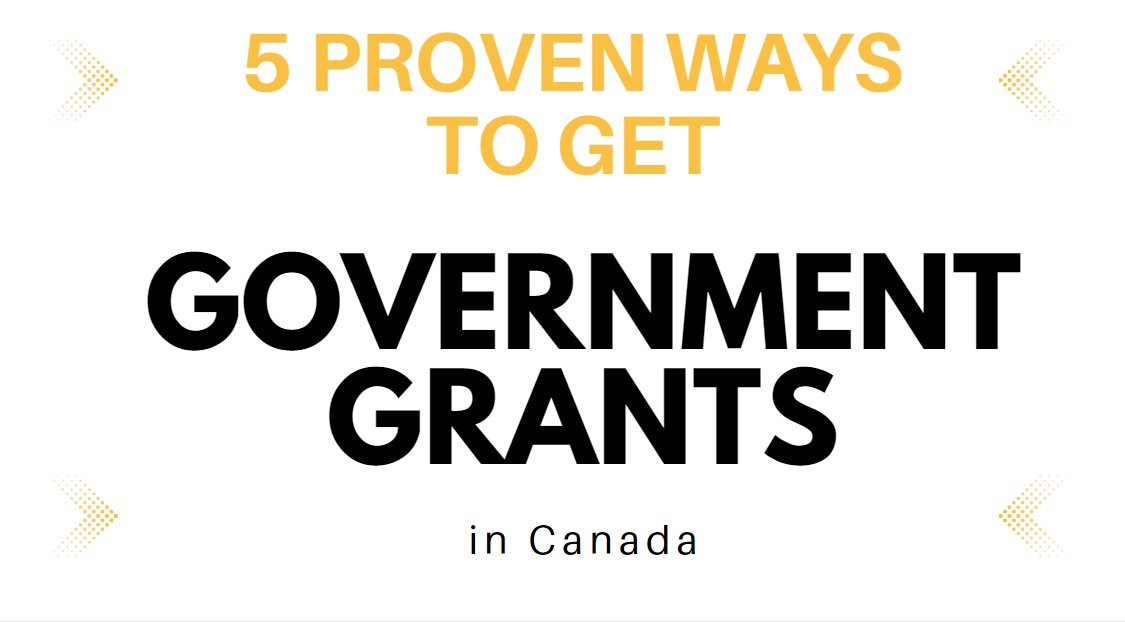 Get Government Grants in Canada