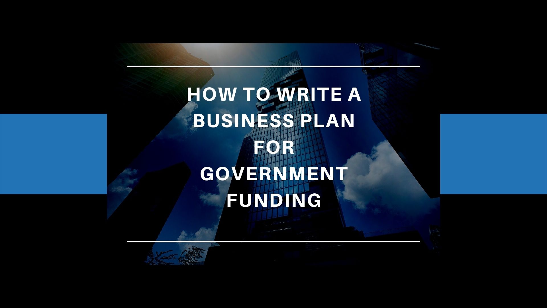 How to Write a Business Plan for Government Funding