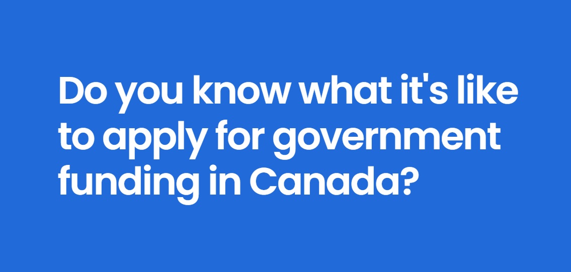 apply for government funding in Canada