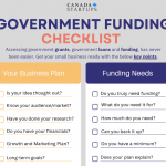CA Government Funding Checklist.