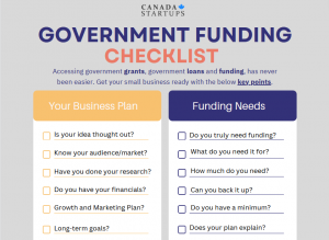 CA Government Funding Checklist.